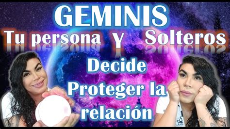 Géminis Te sorprende tu persona viene a proteger esta relación mensaje