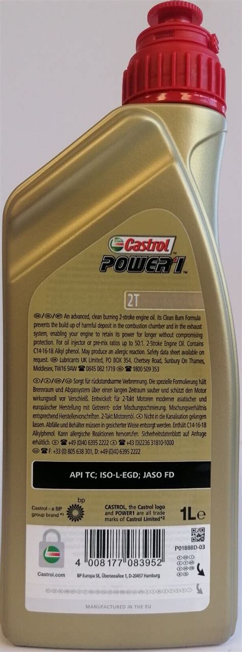 Castrol Power T Stroke Semi Synthetic Engine Oil L For Sale