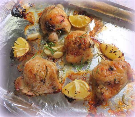 Lemon And Herb Roasted Chicken Thighs The English Kitchen