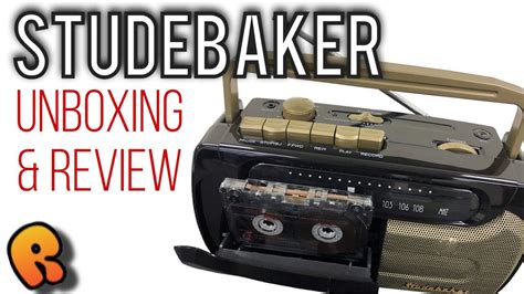 Studebaker Portable Cassette Recorder Unboxing Review Youtube