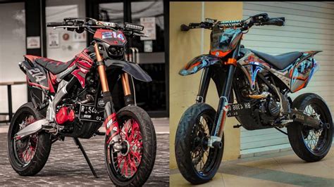 Kumpulan Modifikasi Supermoto Keren Supermotomodif Supermoto Youtube