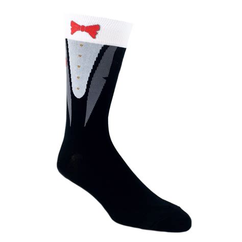 Change The World In These Spiffy Tuxedo Socks Sockspotstore