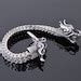 Stunning Mm Stainless Steel Double Dragon Head Bracelet Etsy Uk