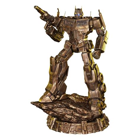 Køb Transformers: G1 Statue Optimus Prime Antique Gold 58 cm hos ...