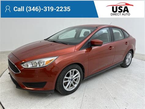 Used Ford Focus For Sale In Houston Tx Cargurus