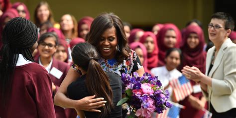 Michelle Obama Promotes Education Initiative For Young Girls Around The World Huffpost