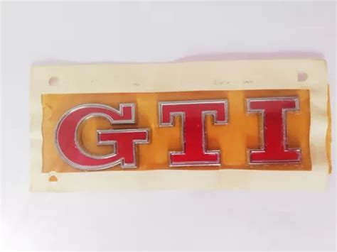 Emblema Letras Gti Cajuela Mk5nuevas Originales Meses Sin Intereses