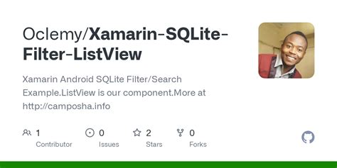 Github Oclemy Xamarin Sqlite Filter Listview Xamarin Android Sqlite