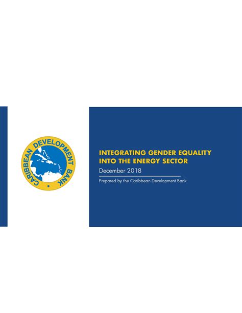 Integrating Gender Equality Into The Energy Sector Caribbean