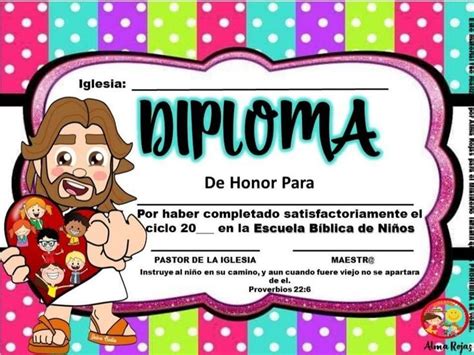 Pin En Diplomas Para El Ministerio Infantil