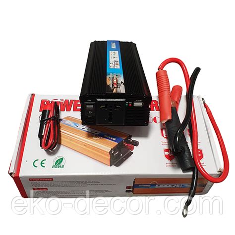 Инвертор 12V 220V Power Inverter DC to AC 12V to 220V 2000W ID