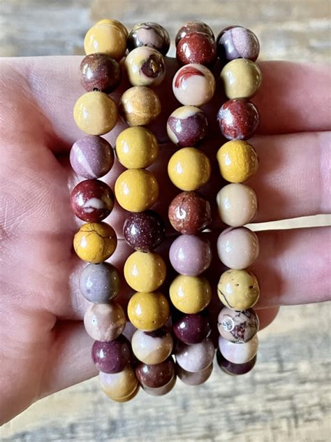 Mookaite Jasper Bracelet 8mm Mama Moon Rocks