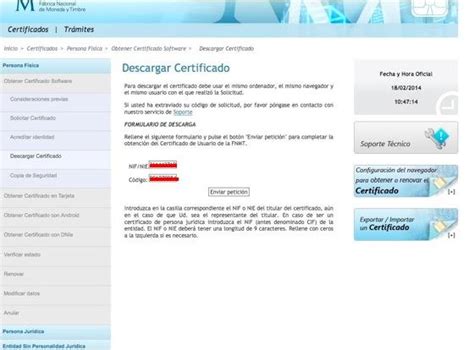 C Mo Obtener Un Certificado Digital De La Fnmt Pasos