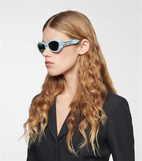 Diorsignature B1u Sunglasses In Blue Dior Eyewear Mytheresa