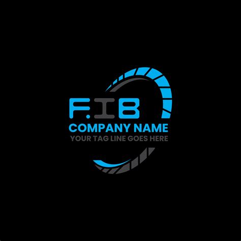 FIB letter logo creative design with vector graphic, FIB simple and ...