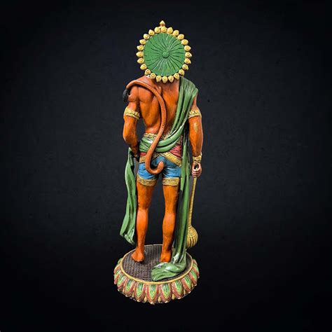 23" Standing Hanuman Ji Brass Statue – Truly Earthy