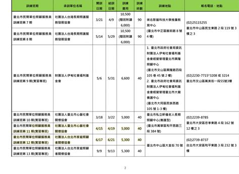 長照課程