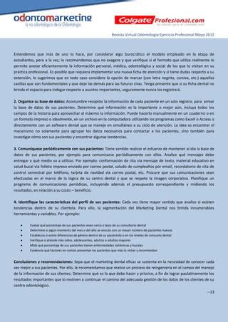 Revista De Marketing Dental Y Gesti PDF