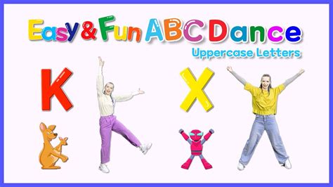 Easy & Fun ABC Dance | Alphabet Dance Song | Uppercase Letters - YouTube