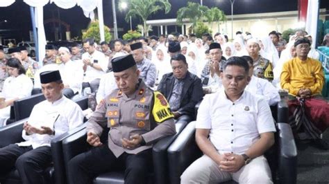 Polres Morowali Doa Bersama Lintas Agama Jelang Puncak Peringatan Hari