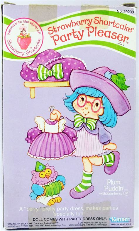 Strawberry Shortcake Characters Plum Pudding