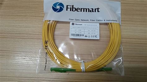 E2000 APC To E2000 APC OS2 Singlemode 9 125 Simplex Fiber Patch Cable