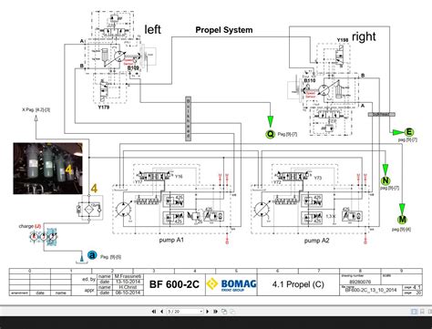 Bomag Bf C Hydraulic Schematic Drawing No