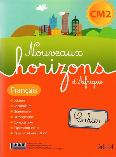 Amazon Fr Nouveaux Horizons D Afrique Fran Ais Cm Cahier Congo B