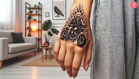 Amazing Ghost Rider Tattoos For Marvel Comics Fans