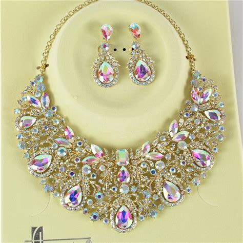 Crystal Chunky Necklace Set Ddflimport Wholesale Fashion Jewelry