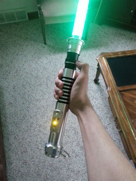 My New Custom Lightsaber Yoda Lightsaber Lightsaber Design Custom