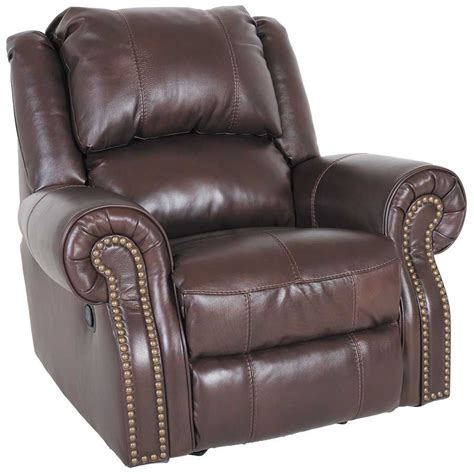 Auburn Leather Rocker Power Recliner 0pp 721 Prr U7210098 Ashley