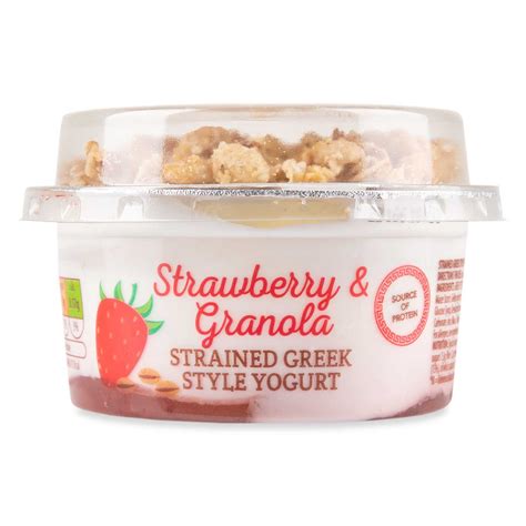 Strawberry And Granola Strained Greek Style Yogurt 150g Duneen Dairy