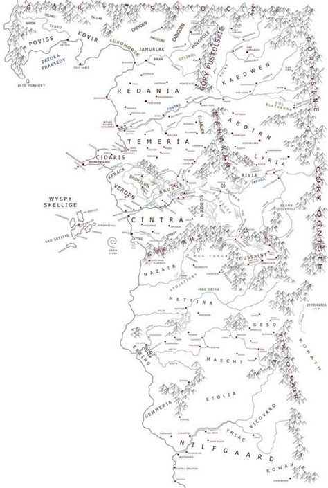 imgur.com | Mapa de fantasía, Cartografía, Geralt de rivia