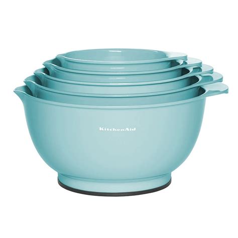 KitchenAid Aqua Sky 5-pc. Mixing Bowl Set | Everything Turquoise