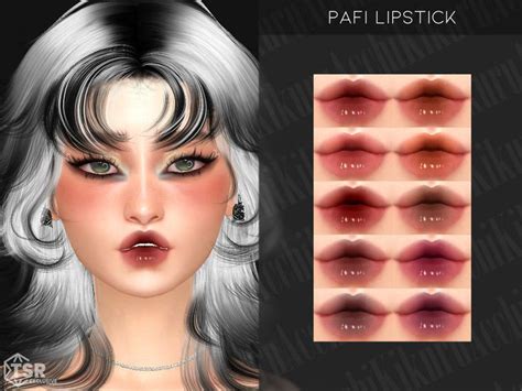 Kikuruacchi S Pafi Lipstick Sims 4 Cc Makeup Makeup Cc Sims 4