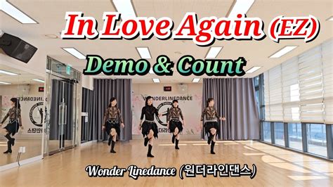 In Love Again EZ Improver Line Dance Demo Count Duma