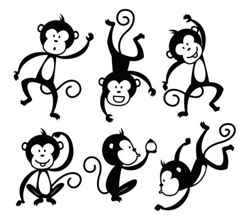 Hanging Monkey Vector at Vectorified.com | Collection of Hanging Monkey ...