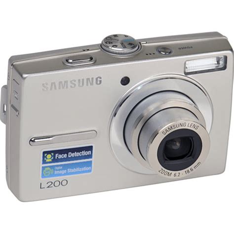 Samsung L200 Digital Camera (Silver) EC-L200ZSBA/US B&H Photo