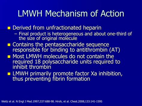 Ppt - Review Of Anticoagulants: Unfractionated Heparin Low Molecular B92