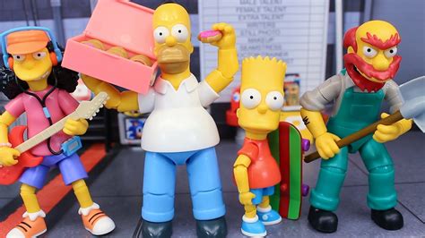 Jakks Pacific Wave 1 The Simpsons Figure Review YouTube