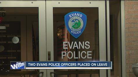 Two Evans Police Officers Placed On Leave Youtube