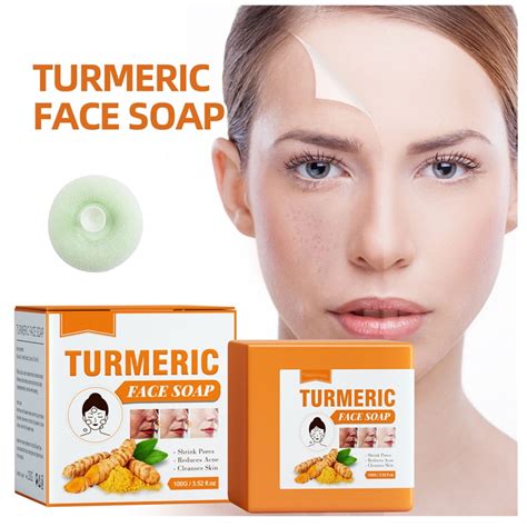 Jfy Turmeric Soap Bar For Face And Body Natural Turmeric Skin Soap Wash For Dark Spots Underarms