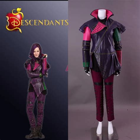 Cosplaydiy Movie Descendants Maleficent Daughter Mal Cosplay Costume