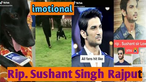 Rip Sushant Singh Rajput Imotional Video I Miss You Sushant Sir 😭😭😢