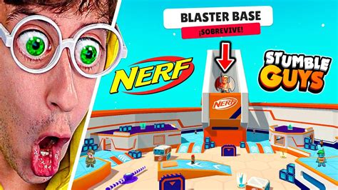 Batalla NERF En La GRAN FINAL Nuevo Mapa Blaster Base Stumble