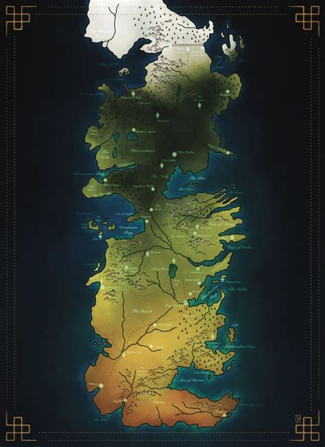 Westeros Map Wallpaper