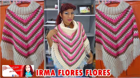 Poncho F Cil Y Rapido De Realizar Tejido A Crochet Paso A Paso Abrigo