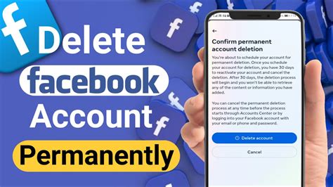 How To Delete Facebook Account Permanently In Facebook Account