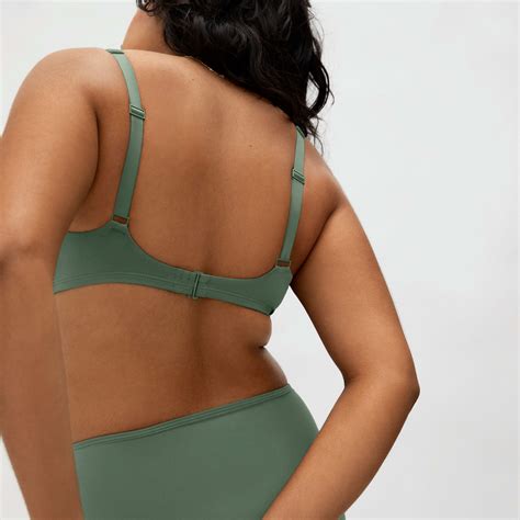 The Square Neck Bikini Top Herb Everlane